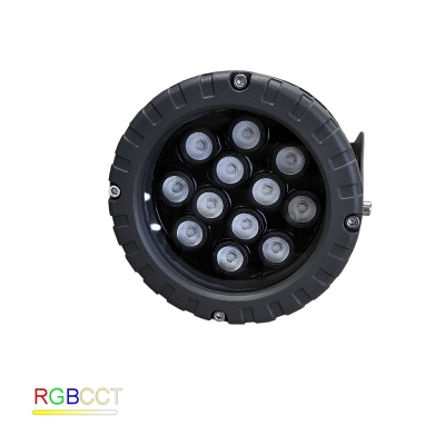 18W RGB+dual white flood light